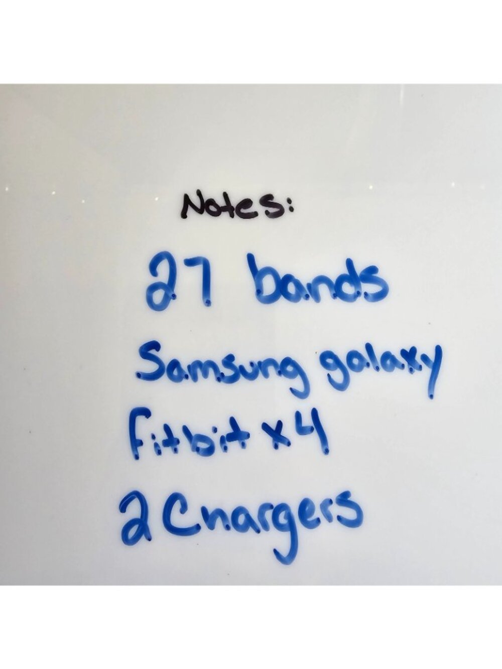 READ Lot of 5 Fitbit Watches & Samsung Watch + 29 Bands and Chargers Untested - Picture 2 of 12